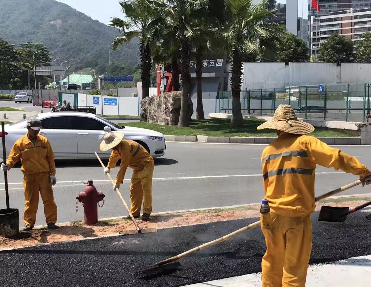 坂田萬(wàn)科園瀝青工程